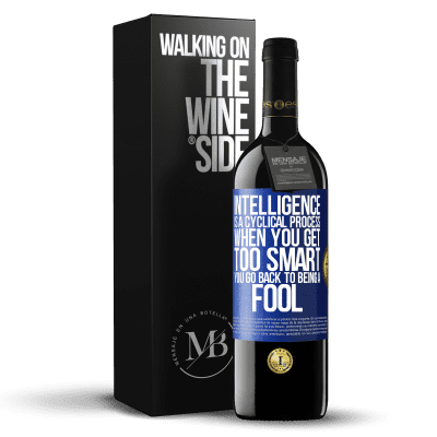 «Intelligence is a cyclical process. When you get too smart you go back to being a fool» RED Edition MBE Reserve