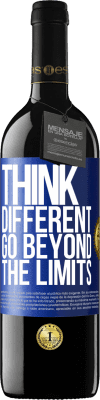 39,95 € Free Shipping | Red Wine RED Edition MBE Reserve Think different. Go beyond the limits Blue Label. Customizable label Reserve 12 Months Harvest 2014 Tempranillo