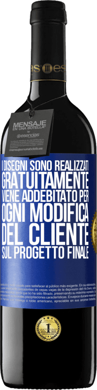 39,95 € Spedizione Gratuita | Vino rosso Edizione RED MBE Riserva I disegni sono realizzati gratuitamente. Viene addebitato per ogni modifica del cliente sul progetto finale Etichetta Blu. Etichetta personalizzabile Riserva 12 Mesi Raccogliere 2016 Tempranillo