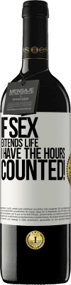 39,95 € Free Shipping | Red Wine RED Edition MBE Reserve If sex extends life I have the hours counted! White Label. Customizable label Reserve 12 Months Harvest 2016 Tempranillo