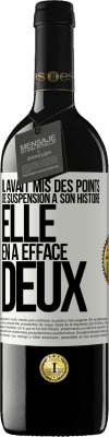 39,95 € Envoi gratuit | Vin rouge Édition RED MBE Réserve Il avait mis des points de suspension à son histoire, elle en a effacé deux Étiquette Blanche. Étiquette personnalisable Réserve 12 Mois Récolte 2016 Tempranillo