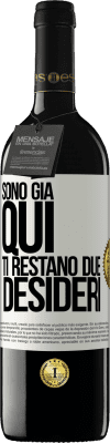 39,95 € Spedizione Gratuita | Vino rosso Edizione RED MBE Riserva Sono già qui. Ti restano due desideri Etichetta Bianca. Etichetta personalizzabile Riserva 12 Mesi Raccogliere 2014 Tempranillo