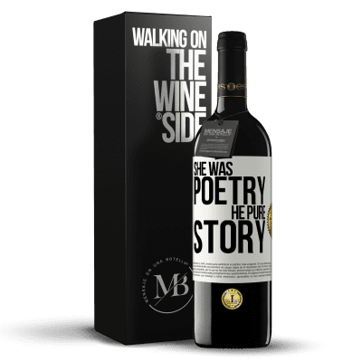 «She was poetry, he pure story» RED Edition MBE Reserve