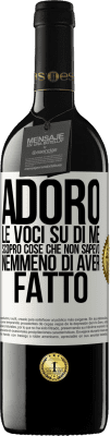 39,95 € Spedizione Gratuita | Vino rosso Edizione RED MBE Riserva Adoro le voci su di me, scopro cose che non sapevo nemmeno di aver fatto Etichetta Bianca. Etichetta personalizzabile Riserva 12 Mesi Raccogliere 2015 Tempranillo