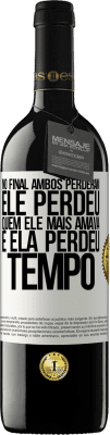 39,95 € Envio grátis | Vinho tinto Edição RED MBE Reserva No final, ambos perderam. Ele perdeu quem ele mais amava, e ela perdeu tempo Etiqueta Branca. Etiqueta personalizável Reserva 12 Meses Colheita 2014 Tempranillo