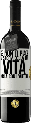 39,95 € Spedizione Gratuita | Vino rosso Edizione RED MBE Riserva Se non ti piace la storia della tua vita, parla con l'autore Etichetta Bianca. Etichetta personalizzabile Riserva 12 Mesi Raccogliere 2014 Tempranillo