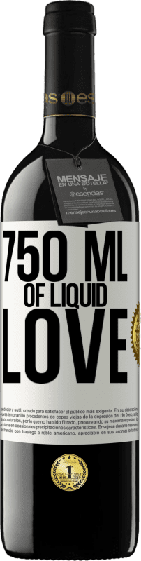 39,95 € Free Shipping | Red Wine RED Edition MBE Reserve 750 ml of liquid love White Label. Customizable label Reserve 12 Months Harvest 2015 Tempranillo