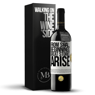 «From small beginnings great stories arise» RED Edition MBE Reserve