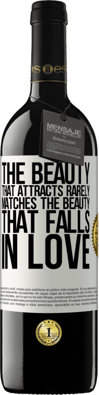 39,95 € 免费送货 | 红酒 RED版 MBE 预订 很少吸引的美与坠入爱河的美相匹配 白标. 可自定义的标签 预订 12 个月 收成 2016 Tempranillo