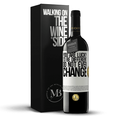 «You are lucky to be different. Do not ever change» RED Edition MBE Reserve