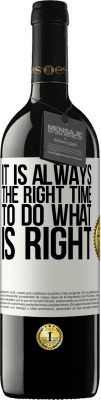 39,95 € 送料無料 | 赤ワイン REDエディション MBE 予約する 正しいことをするのは常に正しい時です ホワイトラベル. カスタマイズ可能なラベル 予約する 12 月 収穫 2016 Tempranillo