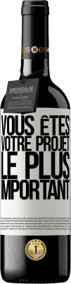 39,95 € Envoi gratuit | Vin rouge Édition RED MBE Réserve Vous êtes votre projet le plus important Étiquette Blanche. Étiquette personnalisable Réserve 12 Mois Récolte 2016 Tempranillo
