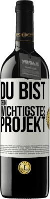 39,95 € Kostenloser Versand | Rotwein RED Ausgabe MBE Reserve Du bist dein wichtigstes Projekt Weißes Etikett. Anpassbares Etikett Reserve 12 Monate Ernte 2015 Tempranillo