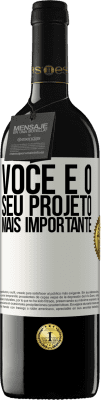 39,95 € Envio grátis | Vinho tinto Edição RED MBE Reserva Você é o seu projeto mais importante Etiqueta Branca. Etiqueta personalizável Reserva 12 Meses Colheita 2015 Tempranillo