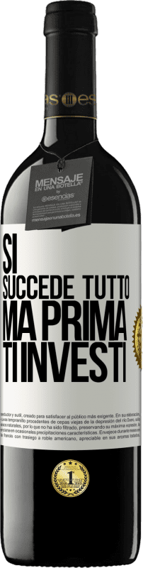 39,95 € Spedizione Gratuita | Vino rosso Edizione RED MBE Riserva Sì, succede tutto. Ma prima ti investi Etichetta Bianca. Etichetta personalizzabile Riserva 12 Mesi Raccogliere 2015 Tempranillo