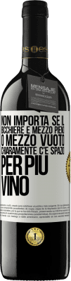 39,95 € Spedizione Gratuita | Vino rosso Edizione RED MBE Riserva Non importa se il bicchiere è mezzo pieno o mezzo vuoto. Chiaramente c'è spazio per più vino Etichetta Bianca. Etichetta personalizzabile Riserva 12 Mesi Raccogliere 2015 Tempranillo