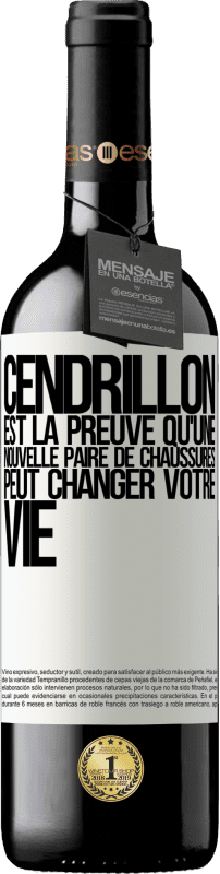 39,95 € Envoi gratuit | Vin rouge Édition RED MBE Réserve Cendrillon est la preuve qu'une nouvelle paire de chaussures peut changer votre vie Étiquette Blanche. Étiquette personnalisable Réserve 12 Mois Récolte 2015 Tempranillo