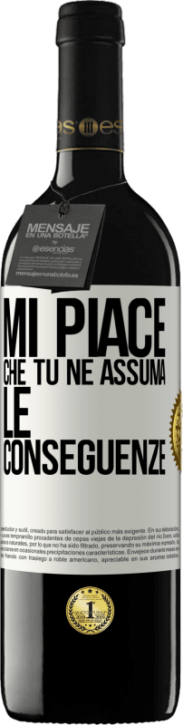 39,95 € Spedizione Gratuita | Vino rosso Edizione RED MBE Riserva Mi piace che tu ne assuma le conseguenze Etichetta Bianca. Etichetta personalizzabile Riserva 12 Mesi Raccogliere 2016 Tempranillo