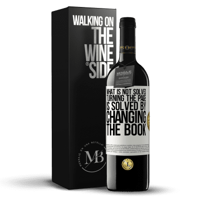 «What is not solved turning the page, is solved by changing the book» RED Edition MBE Reserve