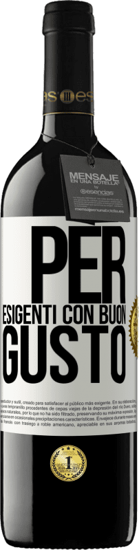 39,95 € Spedizione Gratuita | Vino rosso Edizione RED MBE Riserva Per esigenti con buon gusto Etichetta Bianca. Etichetta personalizzabile Riserva 12 Mesi Raccogliere 2015 Tempranillo