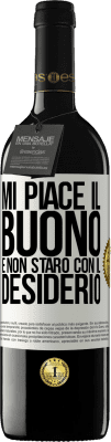 39,95 € Spedizione Gratuita | Vino rosso Edizione RED MBE Riserva Mi piace il buono e non starò con il desiderio Etichetta Bianca. Etichetta personalizzabile Riserva 12 Mesi Raccogliere 2014 Tempranillo