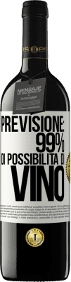 39,95 € Spedizione Gratuita | Vino rosso Edizione RED MBE Riserva Previsione: 99% di possibilità di vino Etichetta Bianca. Etichetta personalizzabile Riserva 12 Mesi Raccogliere 2015 Tempranillo