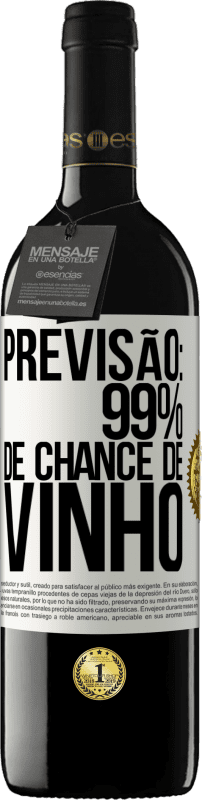 39,95 € Envio grátis | Vinho tinto Edição RED MBE Reserva Previsão: 99% de chance de vinho Etiqueta Branca. Etiqueta personalizável Reserva 12 Meses Colheita 2015 Tempranillo