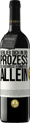 39,95 € Kostenloser Versand | Rotwein RED Ausgabe MBE Reserve Verlieb dich in den Prozess, die Ergebnisse kommen von allein Weißes Etikett. Anpassbares Etikett Reserve 12 Monate Ernte 2016 Tempranillo