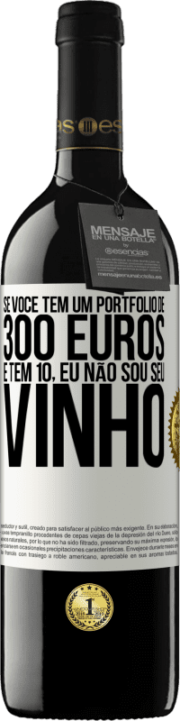 39,95 € Envio grátis | Vinho tinto Edição RED MBE Reserva Se você tem um portfólio de 300 euros e tem 10, eu não sou seu vinho Etiqueta Branca. Etiqueta personalizável Reserva 12 Meses Colheita 2015 Tempranillo