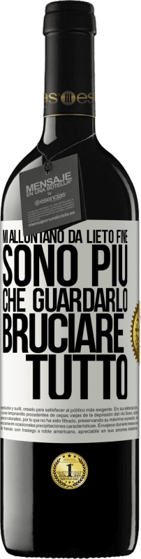 39,95 € Spedizione Gratuita | Vino rosso Edizione RED MBE Riserva Mi allontano da lieto fine, sono più che guardarlo bruciare tutto Etichetta Bianca. Etichetta personalizzabile Riserva 12 Mesi Raccogliere 2015 Tempranillo