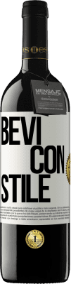 39,95 € Spedizione Gratuita | Vino rosso Edizione RED MBE Riserva Bevi con stile Etichetta Bianca. Etichetta personalizzabile Riserva 12 Mesi Raccogliere 2016 Tempranillo
