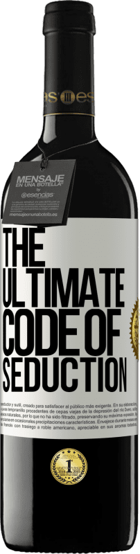 39,95 € 送料無料 | 赤ワイン REDエディション MBE 予約する The ultimate code of seduction ホワイトラベル. カスタマイズ可能なラベル 予約する 12 月 収穫 2016 Tempranillo