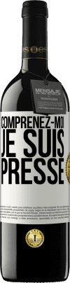 39,95 € Envoi gratuit | Vin rouge Édition RED MBE Réserve Comprenez-moi, je suis pressé Étiquette Blanche. Étiquette personnalisable Réserve 12 Mois Récolte 2016 Tempranillo