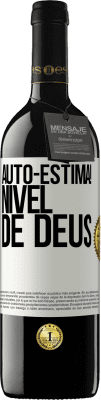 39,95 € Envio grátis | Vinho tinto Edição RED MBE Reserva Auto-estima! Nível de Deus Etiqueta Branca. Etiqueta personalizável Reserva 12 Meses Colheita 2016 Tempranillo