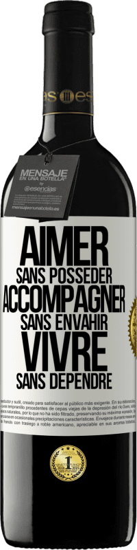 39,95 € Envoi gratuit | Vin rouge Édition RED MBE Réserve Aimer sans posséder, accompagner sans envahir, vivre sans dépendre Étiquette Blanche. Étiquette personnalisable Réserve 12 Mois Récolte 2015 Tempranillo