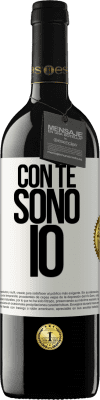 39,95 € Spedizione Gratuita | Vino rosso Edizione RED MBE Riserva Con te sono io Etichetta Bianca. Etichetta personalizzabile Riserva 12 Mesi Raccogliere 2014 Tempranillo