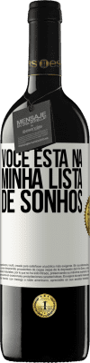 39,95 € Envio grátis | Vinho tinto Edição RED MBE Reserva Você está na minha lista de sonhos Etiqueta Branca. Etiqueta personalizável Reserva 12 Meses Colheita 2015 Tempranillo