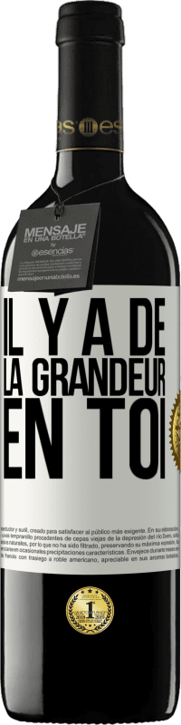 39,95 € Envoi gratuit | Vin rouge Édition RED MBE Réserve Il y a de la grandeur en toi Étiquette Blanche. Étiquette personnalisable Réserve 12 Mois Récolte 2015 Tempranillo