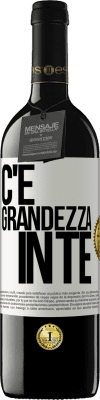 39,95 € Spedizione Gratuita | Vino rosso Edizione RED MBE Riserva C'è grandezza in te Etichetta Bianca. Etichetta personalizzabile Riserva 12 Mesi Raccogliere 2014 Tempranillo