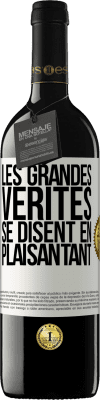 39,95 € Envoi gratuit | Vin rouge Édition RED MBE Réserve Les grandes vérités se disent en plaisantant Étiquette Blanche. Étiquette personnalisable Réserve 12 Mois Récolte 2014 Tempranillo