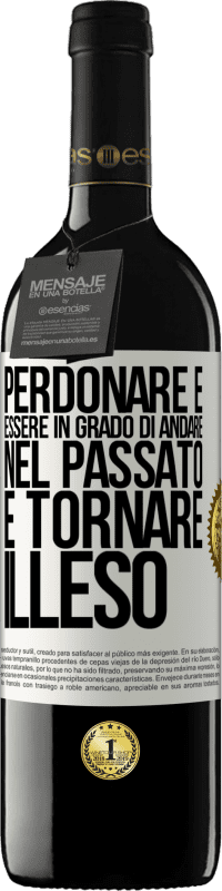 39,95 € Spedizione Gratuita | Vino rosso Edizione RED MBE Riserva Perdonare è essere in grado di andare nel passato e tornare illeso Etichetta Bianca. Etichetta personalizzabile Riserva 12 Mesi Raccogliere 2014 Tempranillo