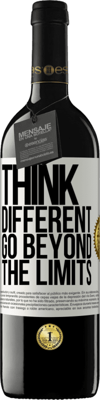 39,95 € Free Shipping | Red Wine RED Edition MBE Reserve Think different. Go beyond the limits White Label. Customizable label Reserve 12 Months Harvest 2016 Tempranillo