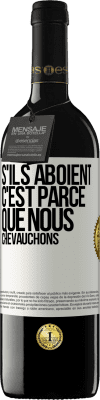 39,95 € Envoi gratuit | Vin rouge Édition RED MBE Réserve S'ils aboient, c'est parce que nous chevauchons Étiquette Blanche. Étiquette personnalisable Réserve 12 Mois Récolte 2015 Tempranillo