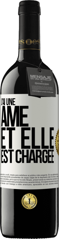 39,95 € Envoi gratuit | Vin rouge Édition RED MBE Réserve J'ai une âme et elle est chargée Étiquette Blanche. Étiquette personnalisable Réserve 12 Mois Récolte 2015 Tempranillo