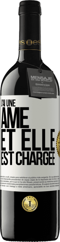 39,95 € Envoi gratuit | Vin rouge Édition RED MBE Réserve J'ai une âme et elle est chargée Étiquette Blanche. Étiquette personnalisable Réserve 12 Mois Récolte 2016 Tempranillo