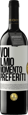 39,95 € Spedizione Gratuita | Vino rosso Edizione RED MBE Riserva Voi. Il mio momento preferito Etichetta Bianca. Etichetta personalizzabile Riserva 12 Mesi Raccogliere 2016 Tempranillo