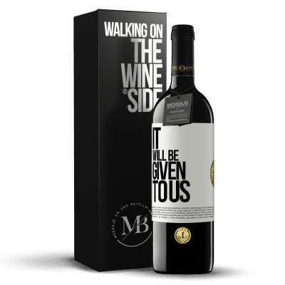 «It will be given to us» RED Edition MBE Reserve