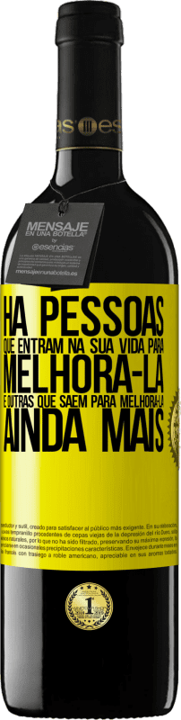 39,95 € Envio grátis | Vinho tinto Edição RED MBE Reserva Há pessoas que entram na sua vida para melhorá-la e outras que saem para melhorá-la ainda mais Etiqueta Amarela. Etiqueta personalizável Reserva 12 Meses Colheita 2015 Tempranillo