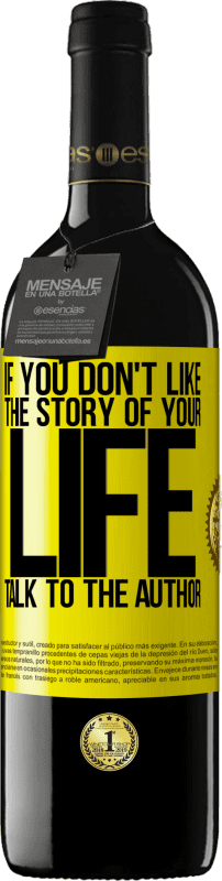 39,95 € 免费送货 | 红酒 RED版 MBE 预订 如果您不喜欢自己的生活故事，请与作者交谈 黄色标签. 可自定义的标签 预订 12 个月 收成 2016 Tempranillo