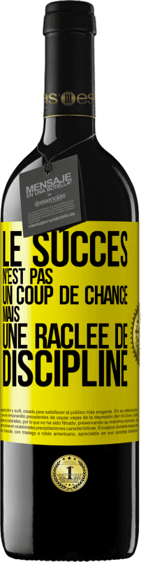 39,95 € Envoi gratuit | Vin rouge Édition RED MBE Réserve Le succès n'est pas un coup de chance mais une raclée de discipline Étiquette Jaune. Étiquette personnalisable Réserve 12 Mois Récolte 2015 Tempranillo